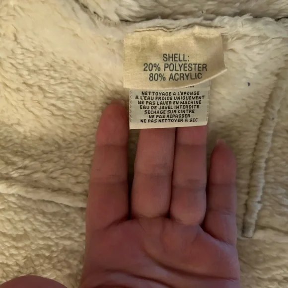 Stunning Ralph Lauren Denim & Supply
Faux Leather Sheepskin Moto Jacket Fits M-L - Picture 8 of 12